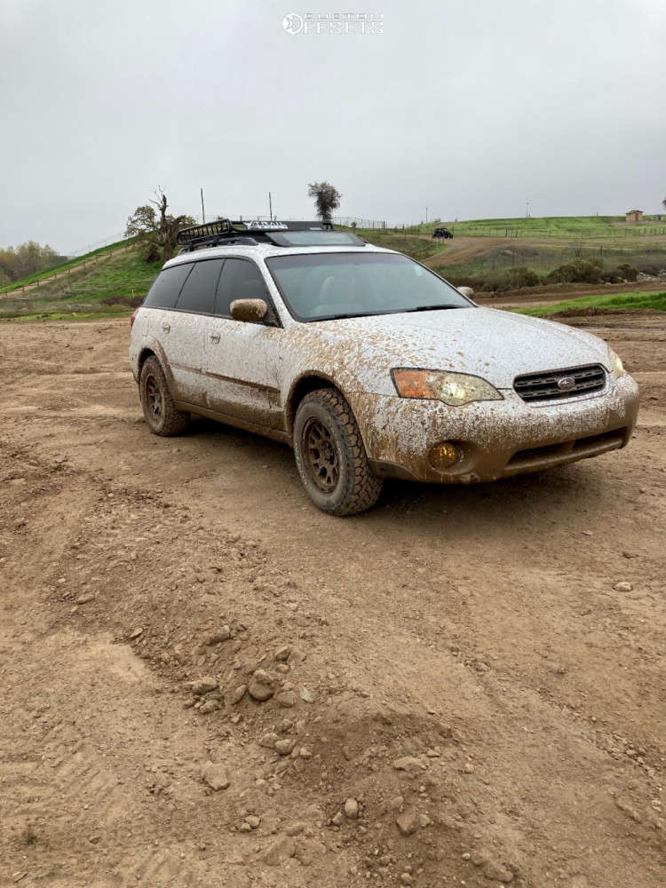 2006 Subaru Outback with 15x7 15 RRW RR5-S and 215/75R15 General ...