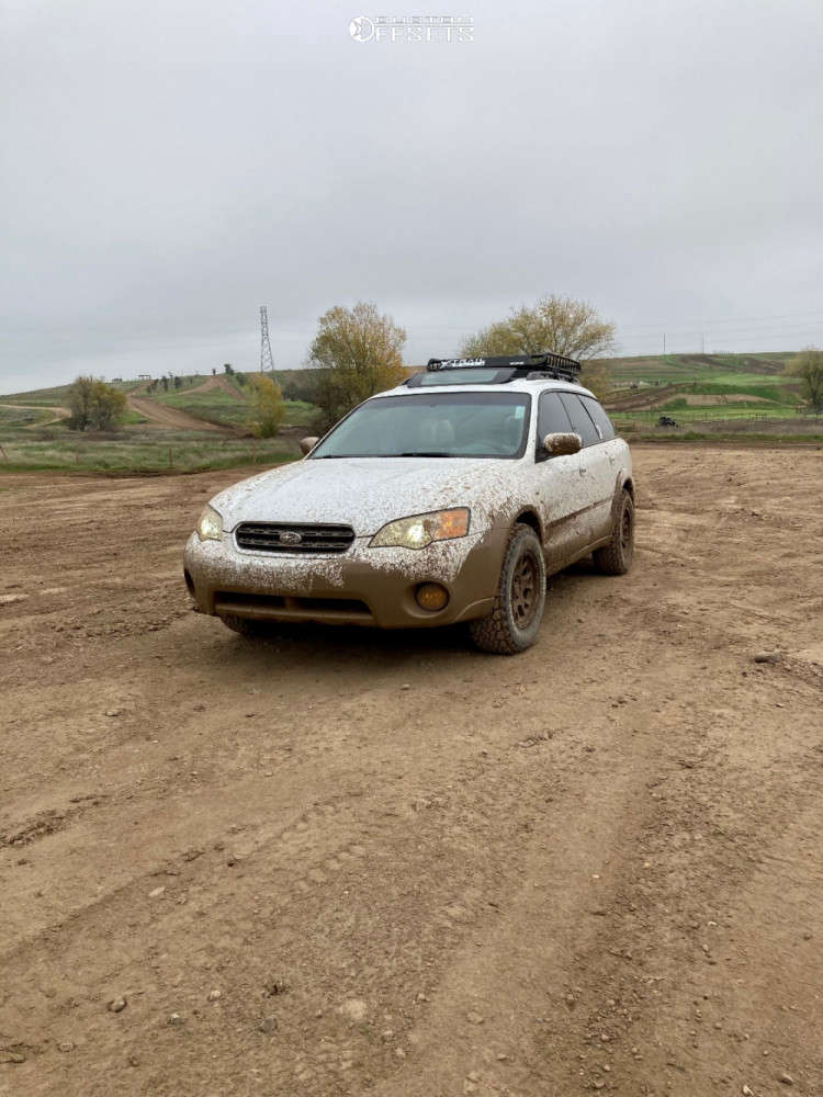 2006 Subaru Outback with 15x7 15 RRW RR5-S and 215/75R15 General ...