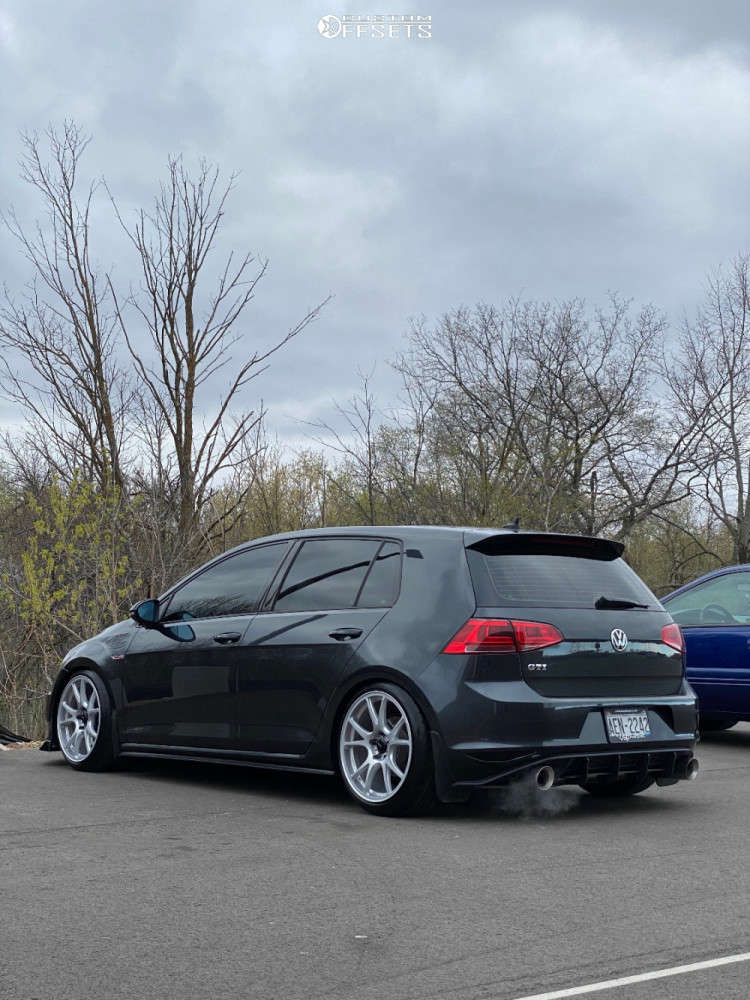 2015 Volkswagen GTI with 18x9 42 Konig Freeform and 225/40R18