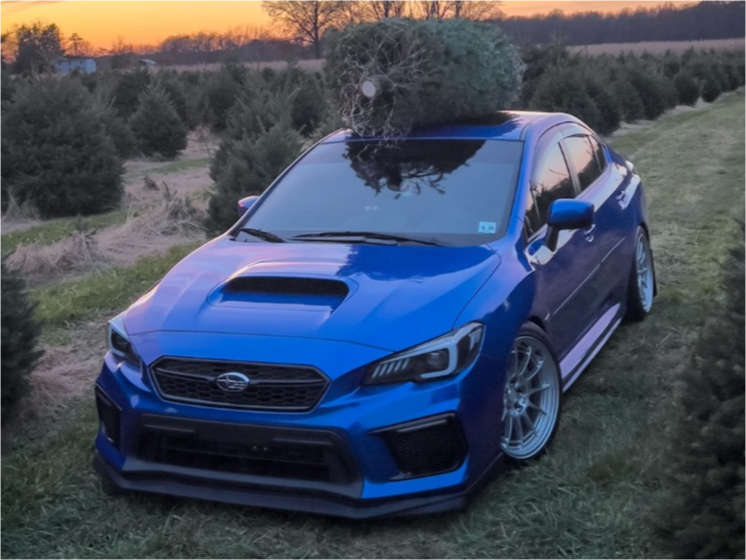 2020 Subaru WRX with 18x9.5 40 Enkei Nt03m and 245/40R18 Nitto Neo Gen ...