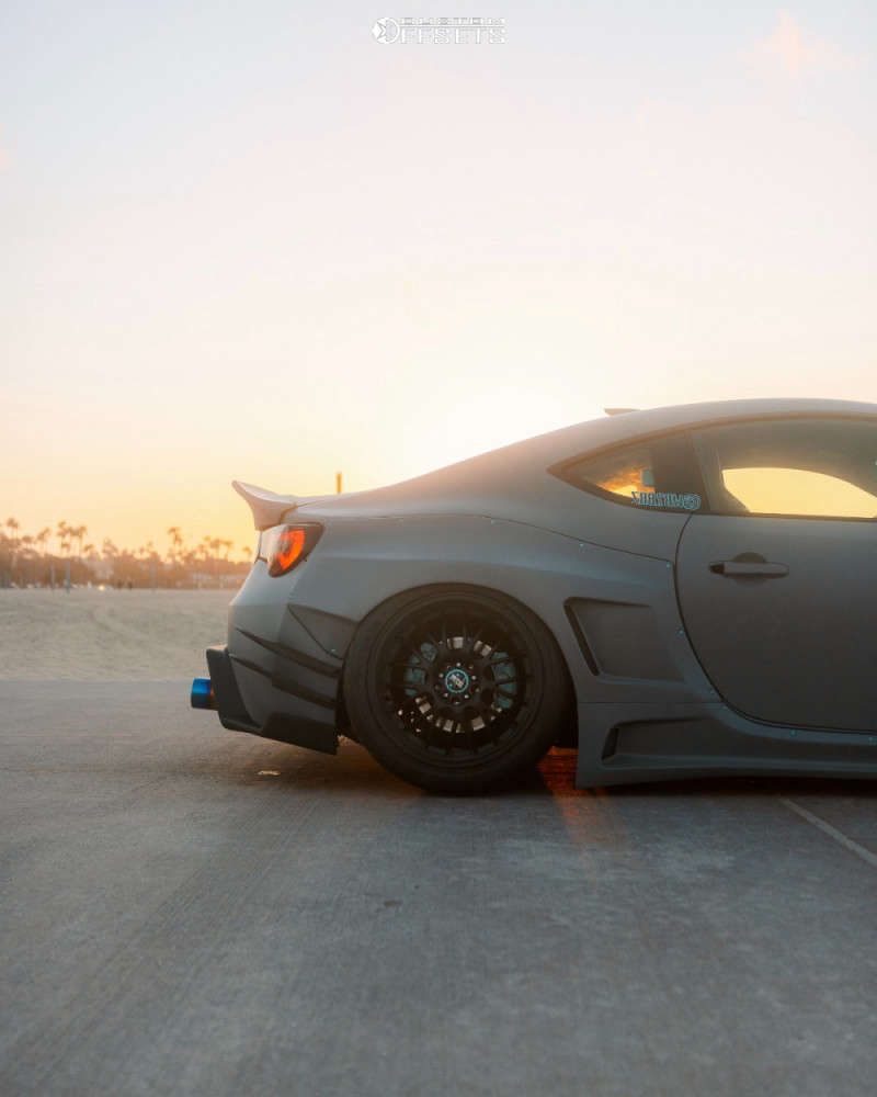 2014 Subaru BRZ Flush Air Suspension Custom Offsets