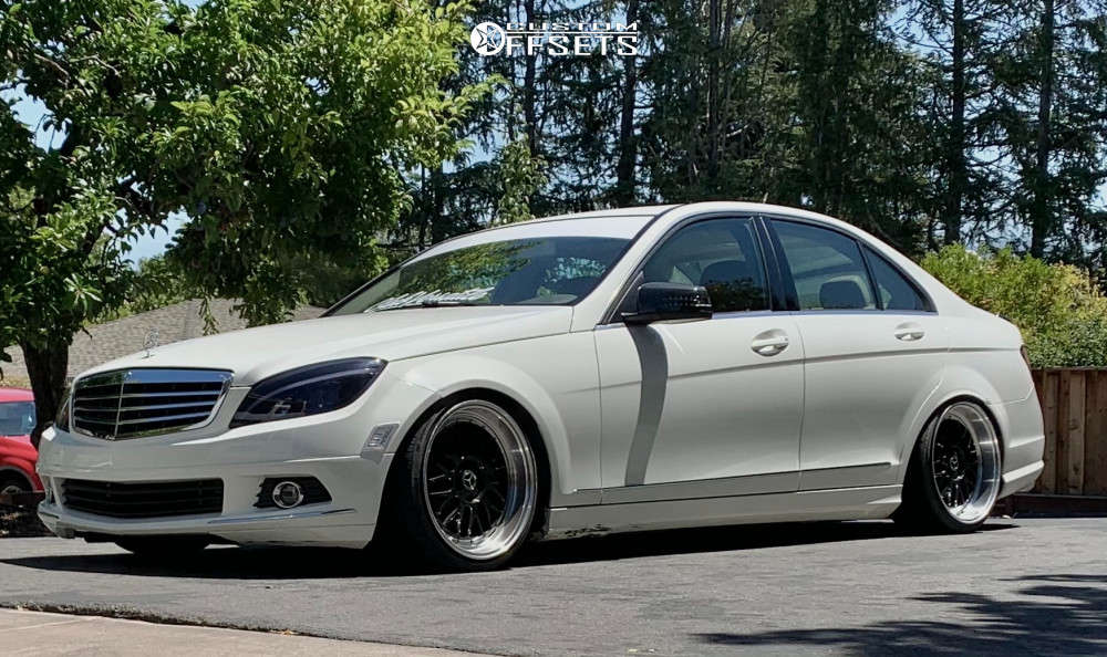 2011 MercedesBenz C300 Wheel Offset HellaFlush Coilovers 1992051