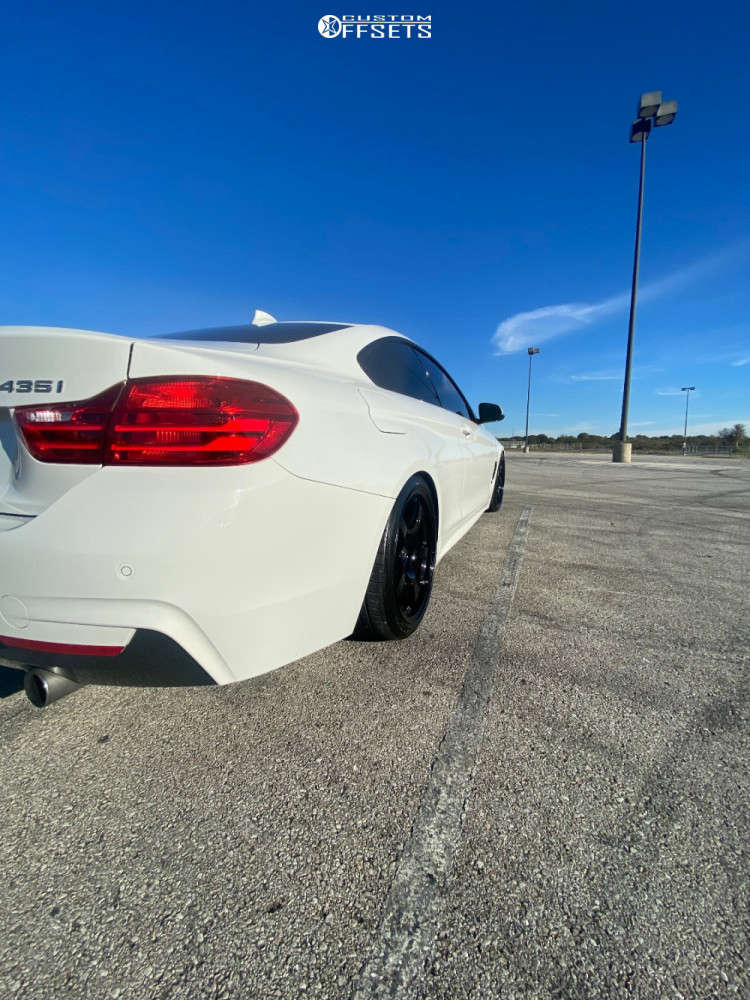 2016 BMW 435i Wheel Offset Tucked Coilovers | 1996093 | Custom Offsets