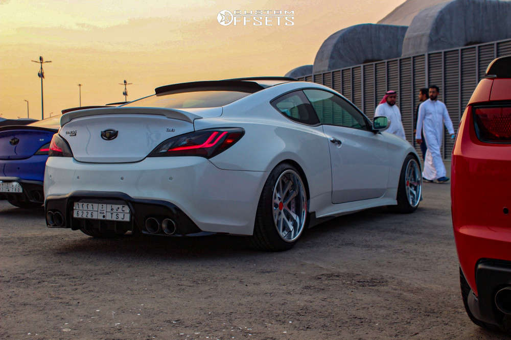 ４０ｔｈ Ａｎｎｉｖｅｒｓａｒｙ ２０１４ ＧＥＮＥＳＩＳ ＦＩＮＡＬ Ｌｉｖｅ 2014 Hyundai Genesis Coupe with 19x9.5 17 Weds Lxz and 225/40R19