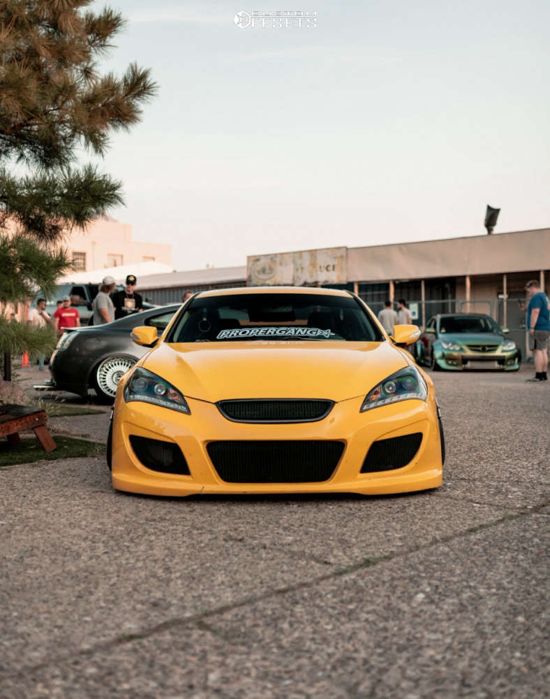 2010 Hyundai Genesis Coupe Air Suspension Custom Offsets