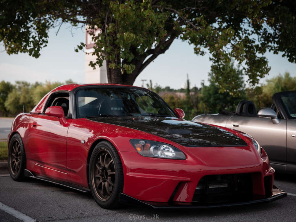 2005 Honda S2000 with 17x8 50 Volk Ce28n and 225/45R17 Hankook