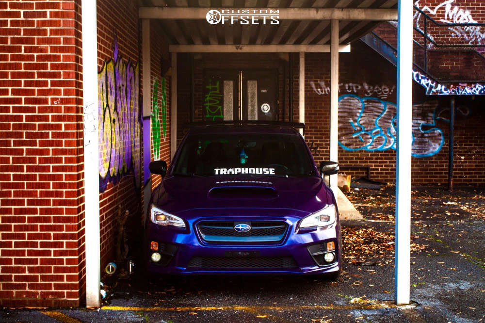 2017 Subaru WRX with 18x9.5 30 Aodhan Ds01 and 245/40R18 Delinte D7 ...