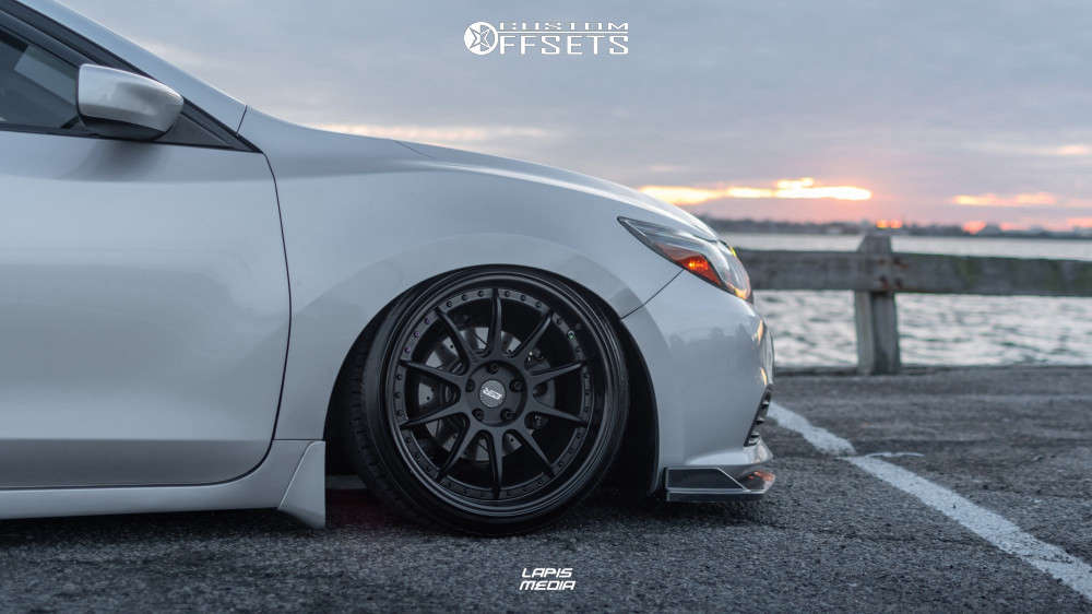 2016 Nissan Altima with 19x9.5 22 ESR Cs12 and 225/35R19 Ironman All