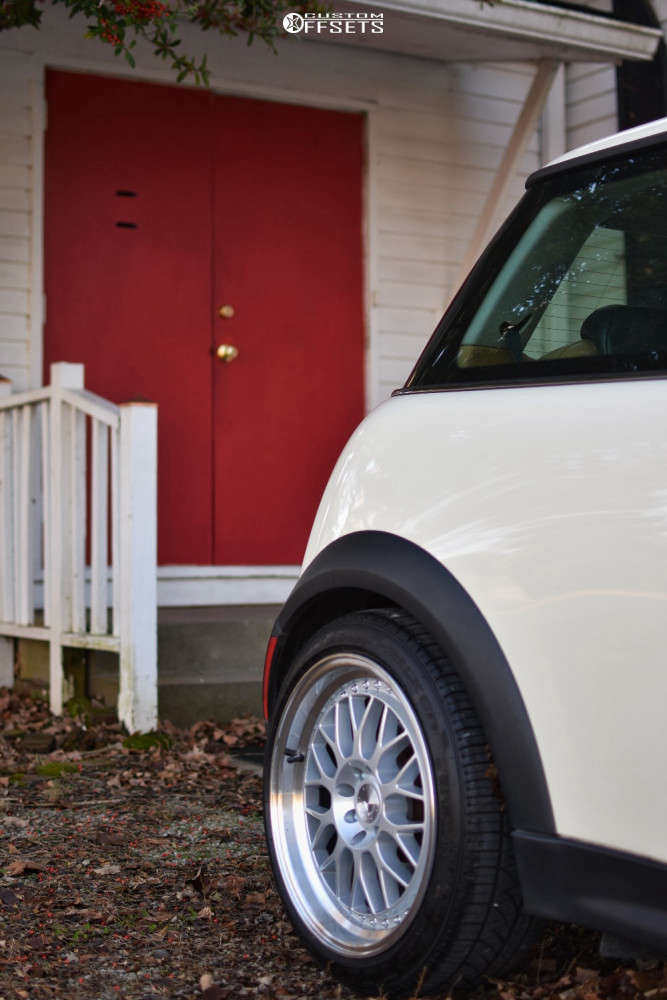 2005 Mini Cooper with 17x8 35 Aodhan Ah02 and 205/45R17 Falken Ziex ...
