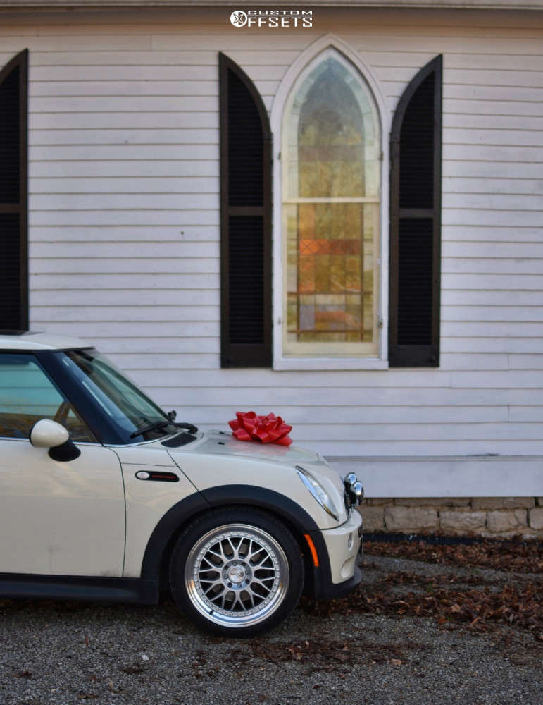 2005 Mini Cooper with 17x8 35 Aodhan Ah02 and 205/45R17 Falken Ziex ...