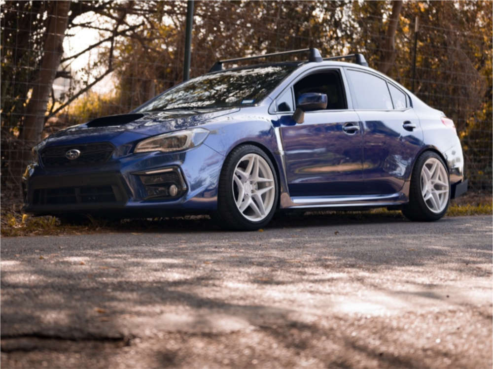 2021 Subaru WRX with 18x9.5 22 Kansei Astro and 245/40R18