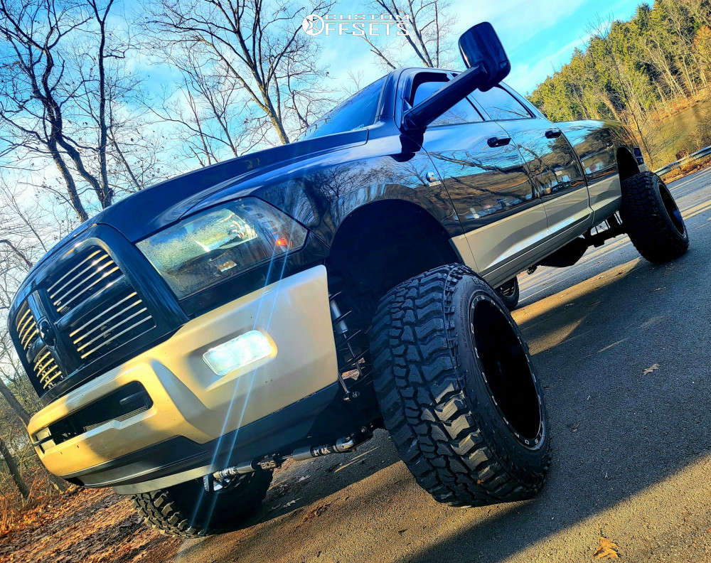 2012 Ram 2500 with 22x14 76 TIS 544BM and 37/13.5R22 Mickey Thompson