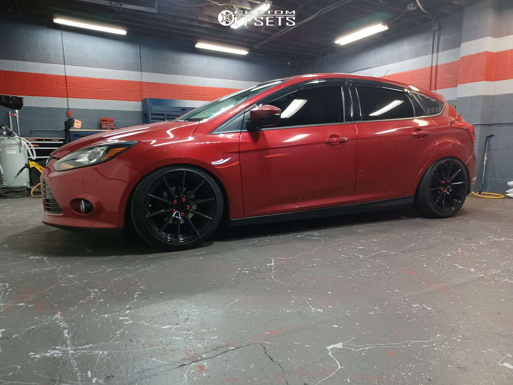 2012 Ford Focus with 18x8 35 XXR 567 and 235/40R18 Michelin Pilot