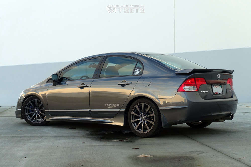 2009 Honda Civic with 17x7 45 Mugen NR Zwei and 215/45R17 BFGoodrich G ...
