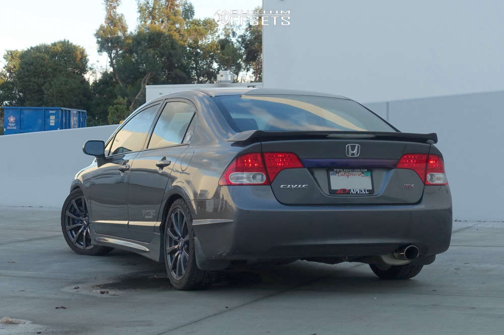 2009 Honda Civic with 17x7 45 Mugen NR Zwei and 215/45R17 BFGoodrich G ...