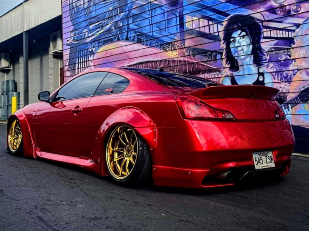 2009 INFINITI G37 with 19x11 15 Aodhan Ds02 and 275/35R19 Arroyo Ultra