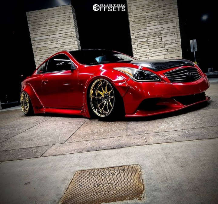 2009 INFINITI G37 with 19x11 15 Aodhan Ds02 and 275/35R19 Arroyo Ultra