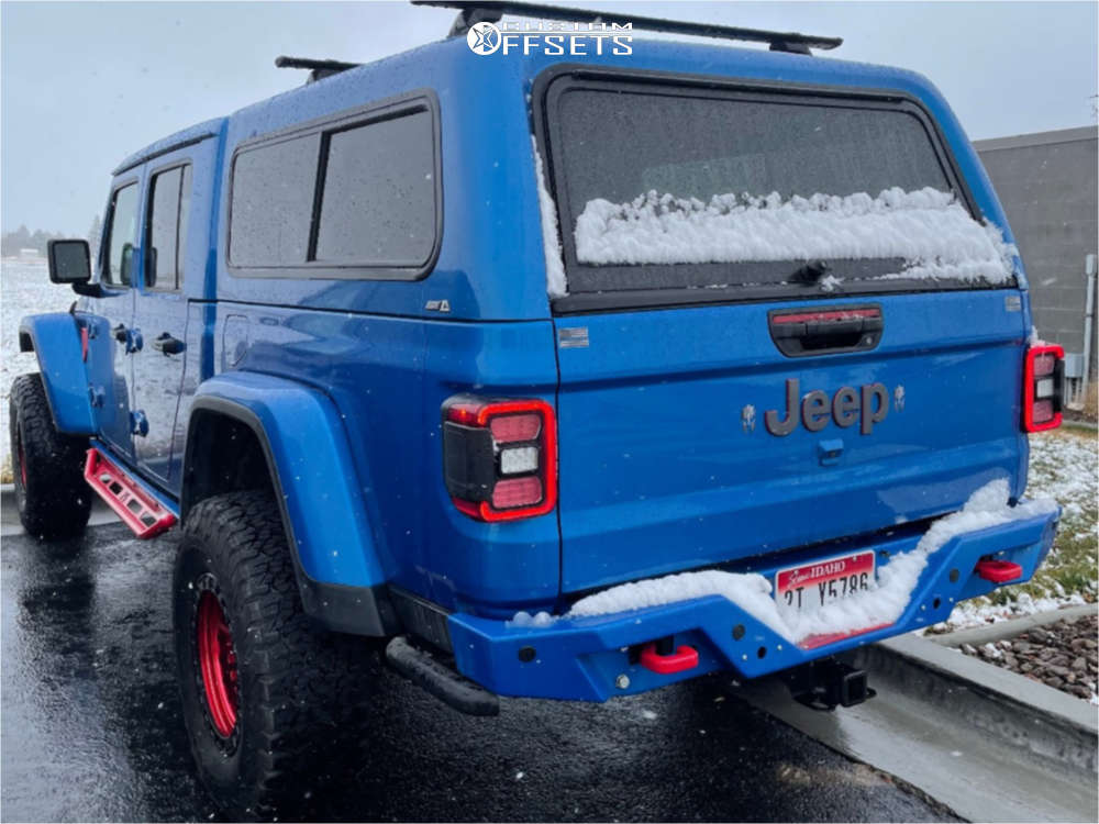 2020 Jeep Gladiator with 17x9 12 Fuel Zephyr and 315/70R17 BFGoodrich