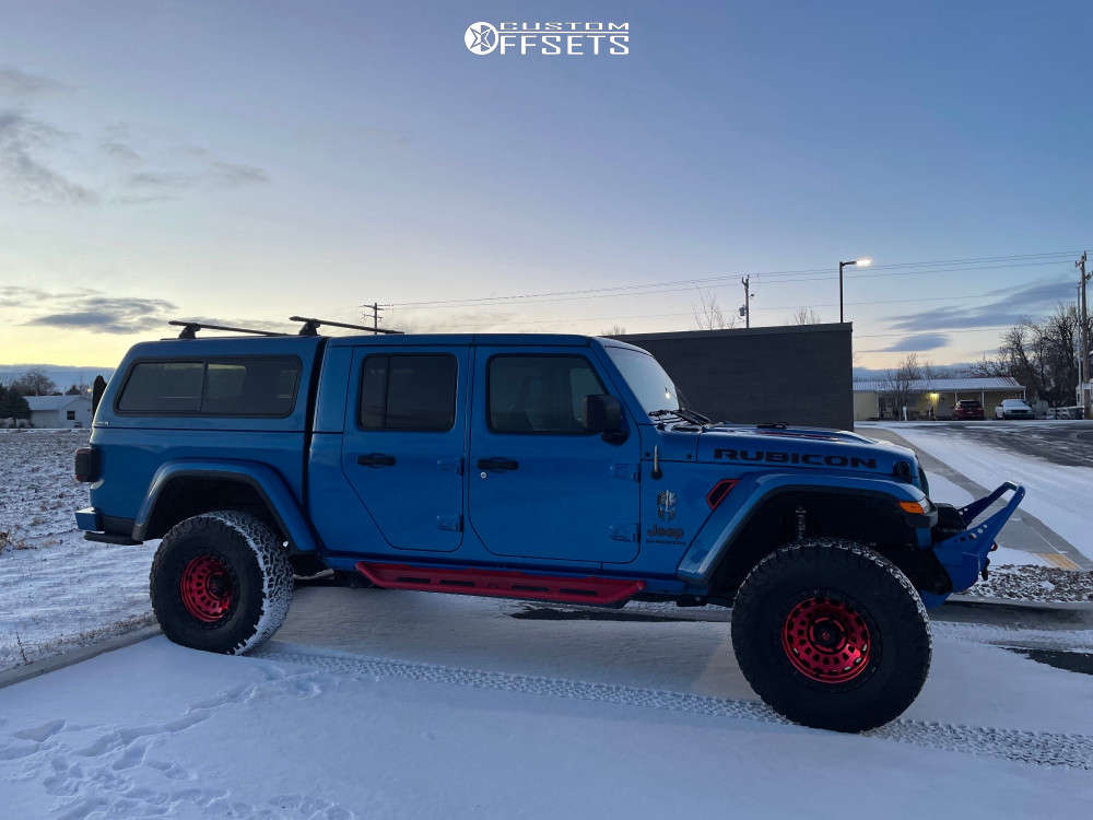 2020 Jeep Gladiator with 17x9 12 Fuel Zephyr and 315/70R17 BFGoodrich