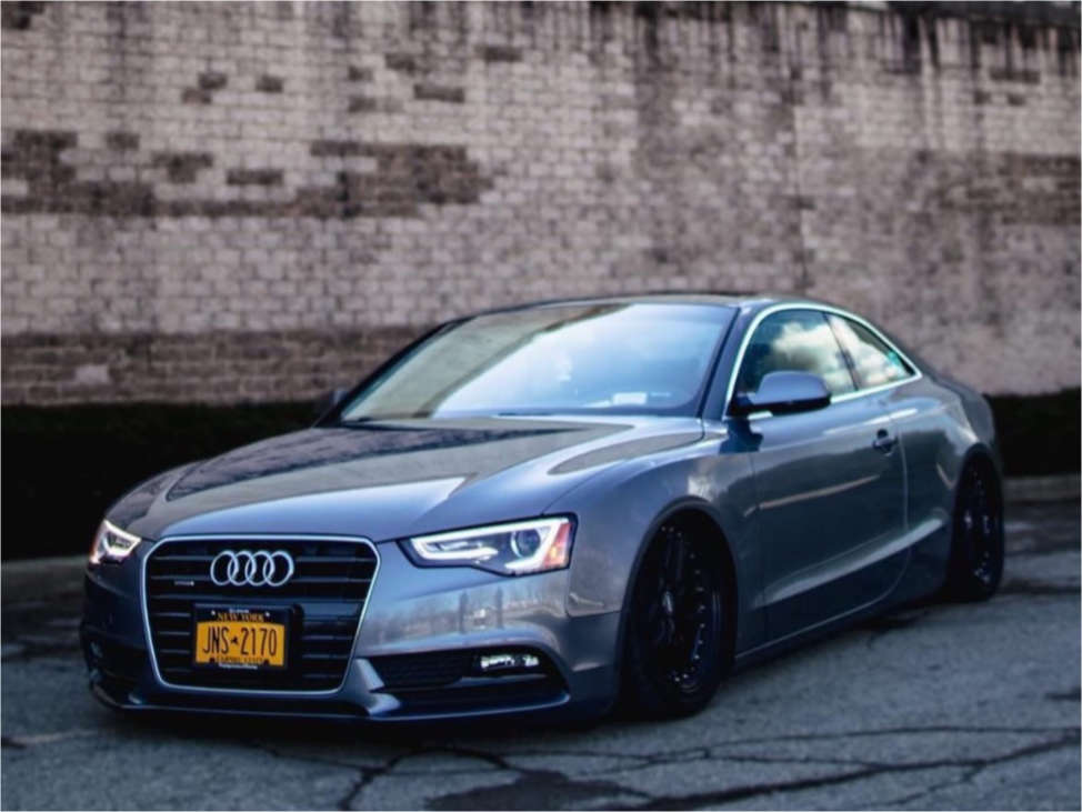2014 Audi A5 Quattro with 18x8.5 35 ESR Cs15 and 245/40R18 Nitto Neo