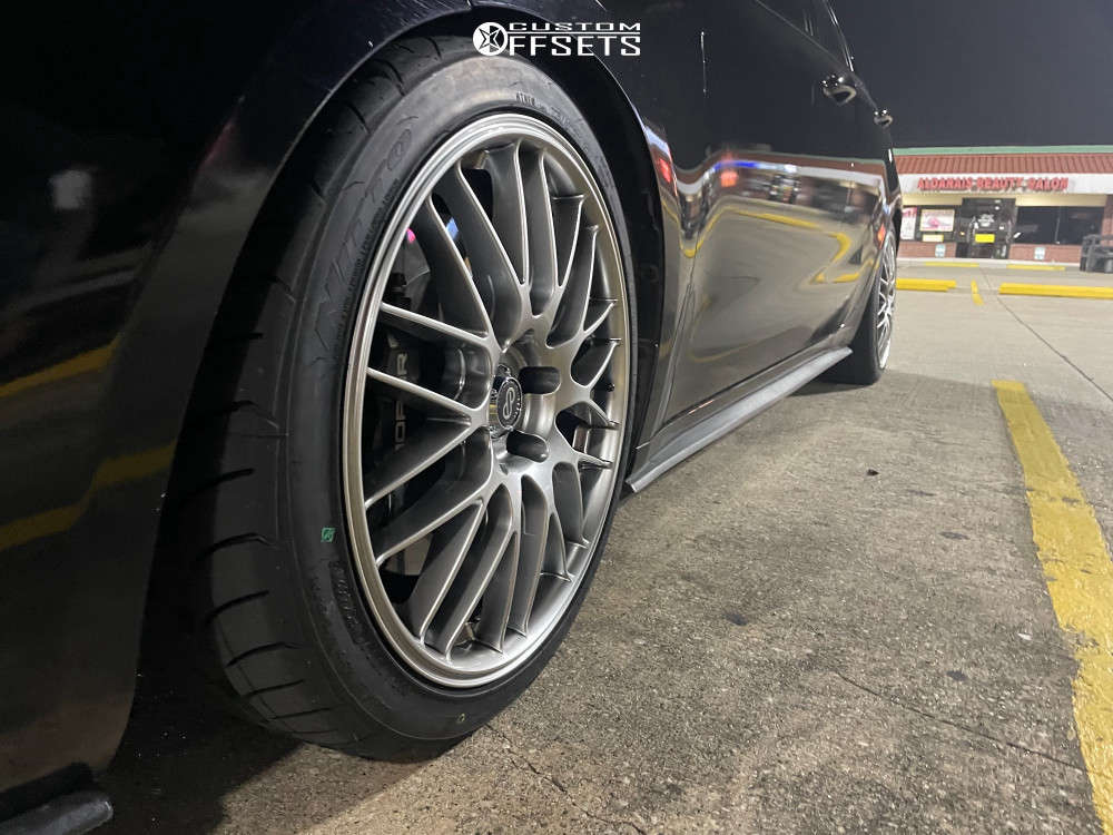 2015 Dodge Dart with 18x8 40 Enkei Ekm3 and 225/40R18 Nitto Neo Gen and