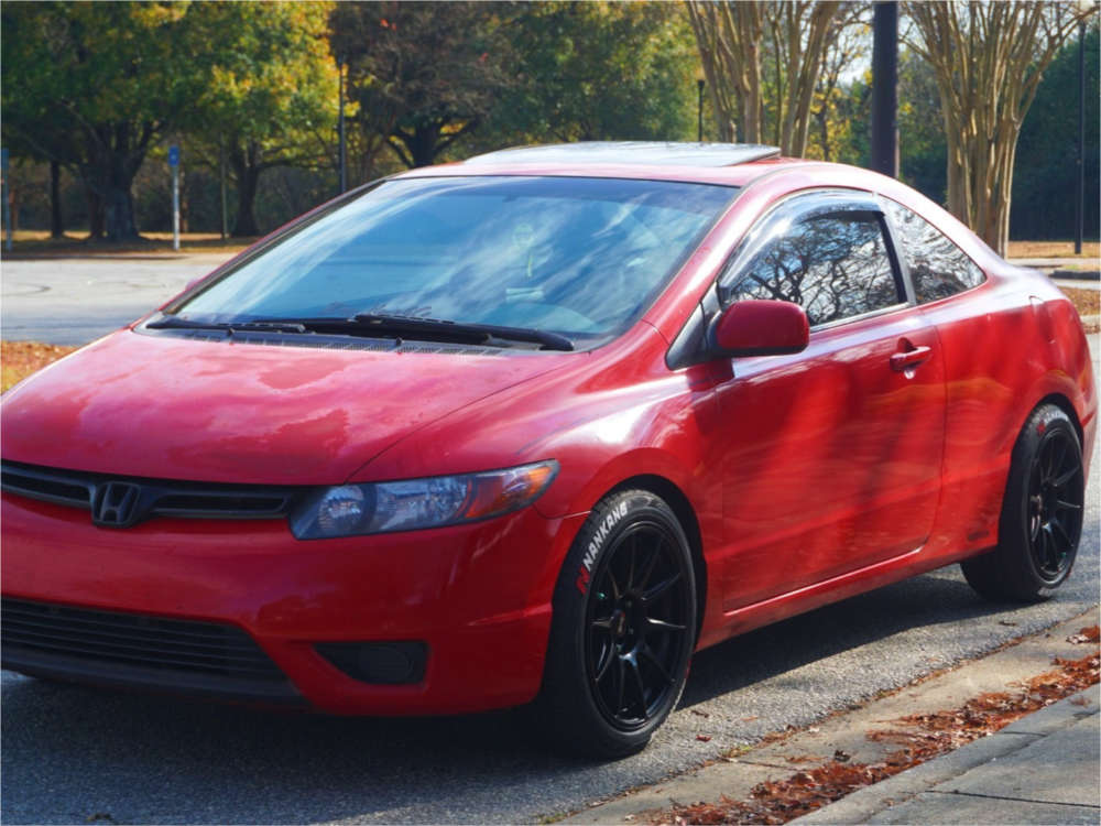 2007 Honda Civic with 17x8.25 25 XXR 527 and 205/50R17 Arroyo Grand
