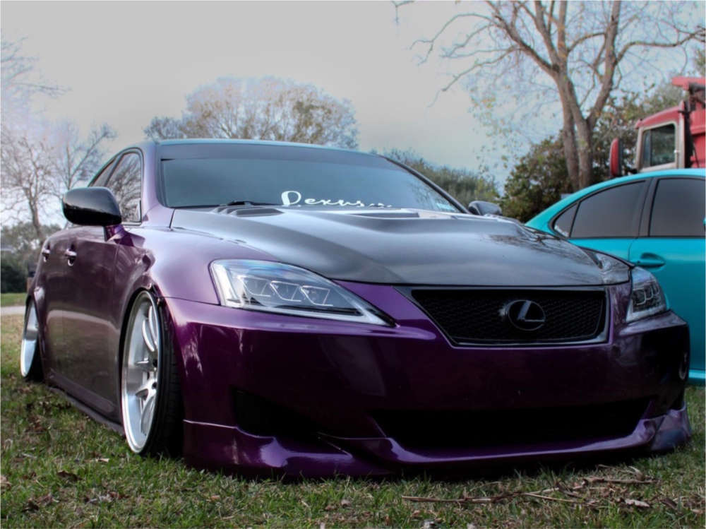 2008 Lexus IS250 with 18x9.5 15 Aodhan Ds02 and 215/35R18