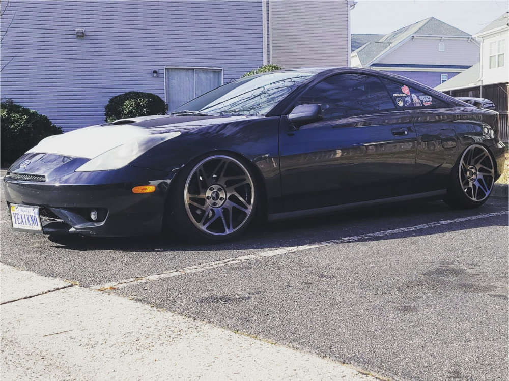 2004 Toyota Celica with 18x9.5 38 Regen5 R31 and 215/35R18 Lexani Lxuhp ...
