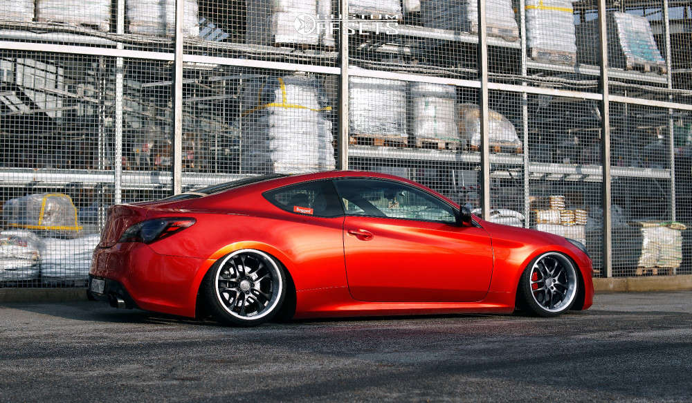2013 Hyundai Genesis Coupe with 19x9.5 15 SSR Agle Minerva