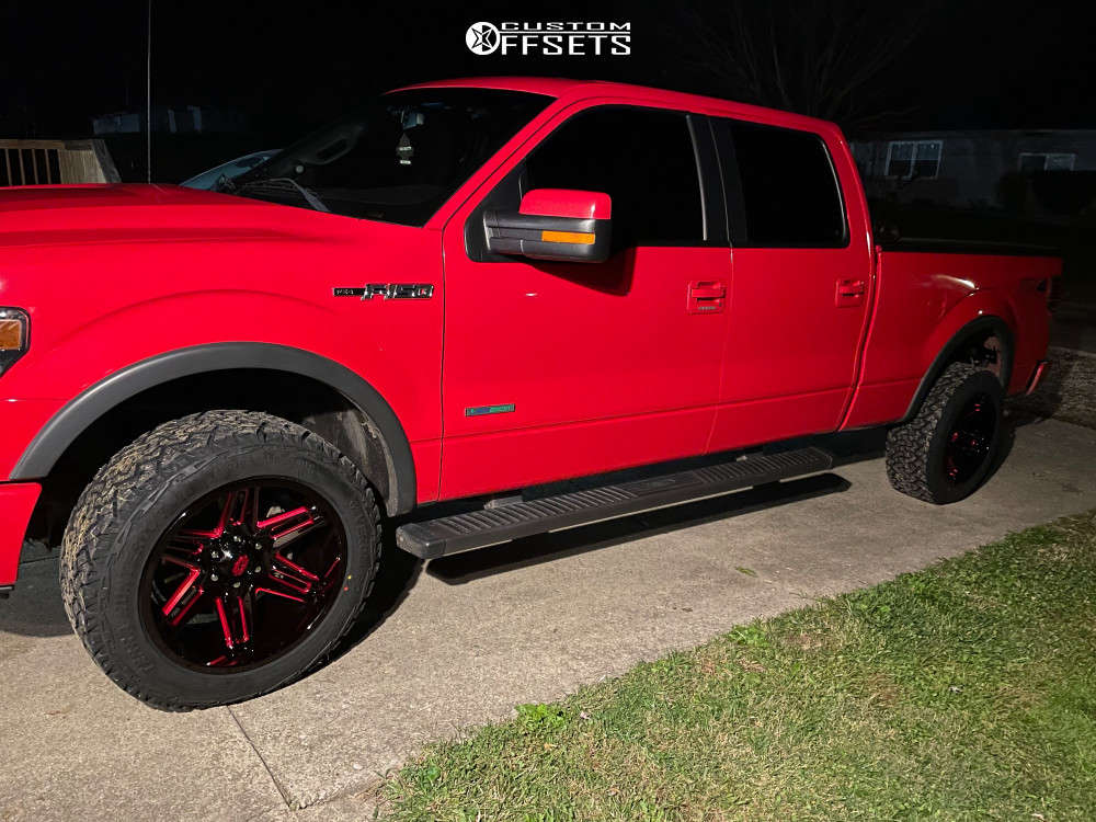 Vision Razor Caps 2014 Ford F-150 with 20x10 -25 Vision Razor and 275/55R20 Venom Power ...