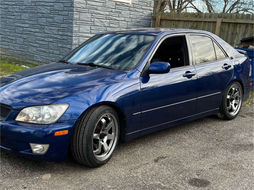 2001 Lexus IS300 with 17x8 35 AVID1 AV6 and 215/45R17 Hankook