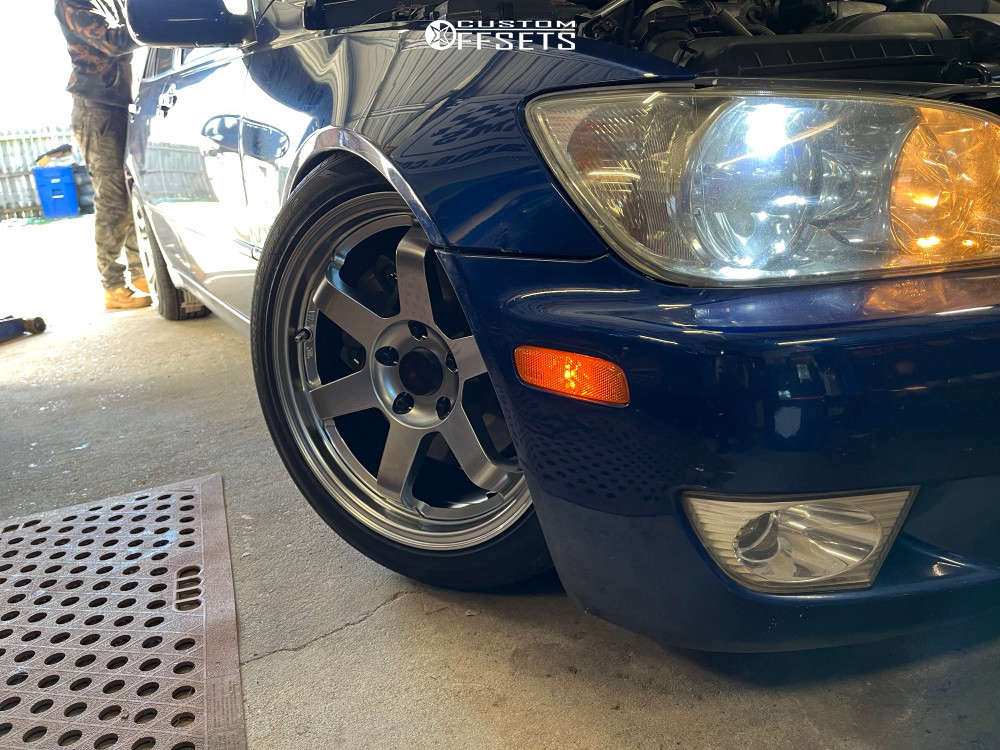 2001 Lexus IS300 with 17x8 35 AVID1 AV6 and 215/45R17