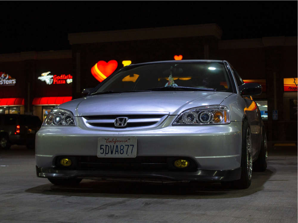 2003 Honda Civic with 16x8 25 XXR 531 and 195/50R16 Toyo Tires