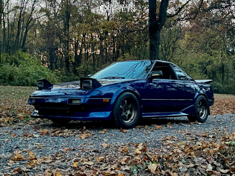 1988 Toyota MR2 with 15x7.5 25 Volk Te37v and 205/50R15 Toyo Tires