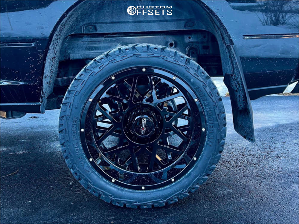 Vision Rocker 22 2022 Ram 2500 with 22x10 -19 Vision Rocker and 33/12.5R22 Venom Power ...