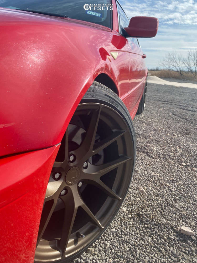 2004 BMW 330Ci with 18x9.5 35 Aodhan Aff7 and 225/40R18 Hankook Ventus