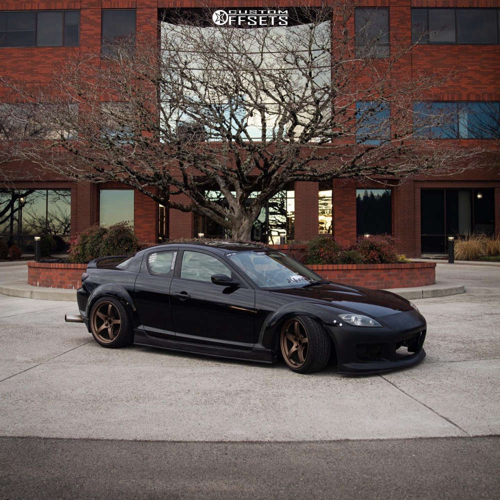 Mazda Rx 8 Base 2007 Mazda RX-8 with 18x9.5 38 Gram Lights 57cr and 225/40R18 Vercelli ...