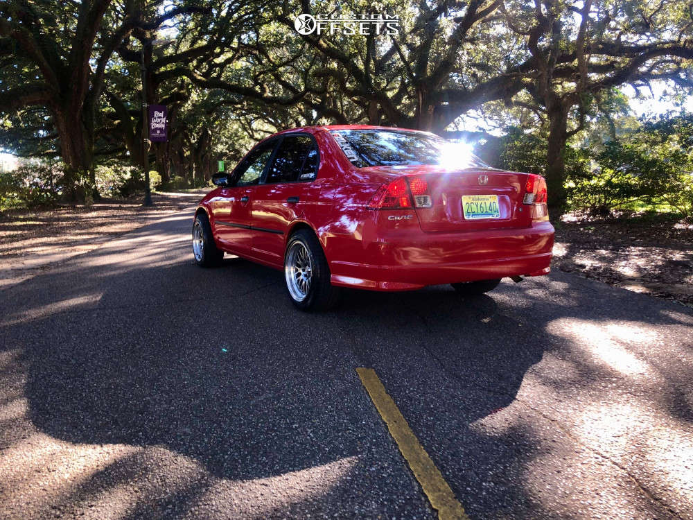 2005 Honda Civic with 16x8 0 XXR 531 and 205/50R16 Falken Ziex