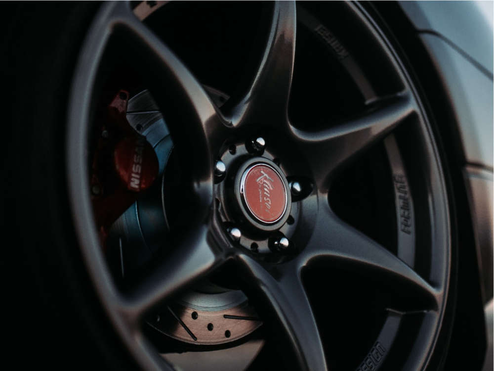 1990 Nissan 300ZX with 18x9.5 22 Kansei Tandem and 225/40R18