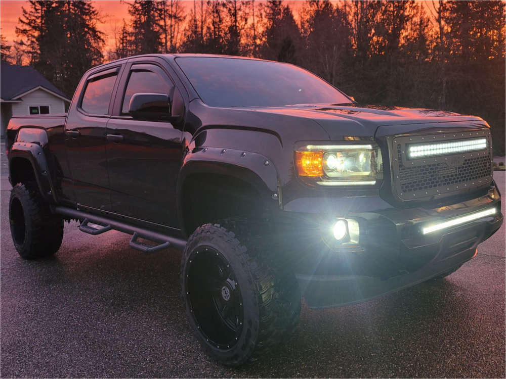 2019 GMC Canyon with 20x12 44 Anthem OffRoad Equalizer and 33/12.5R20