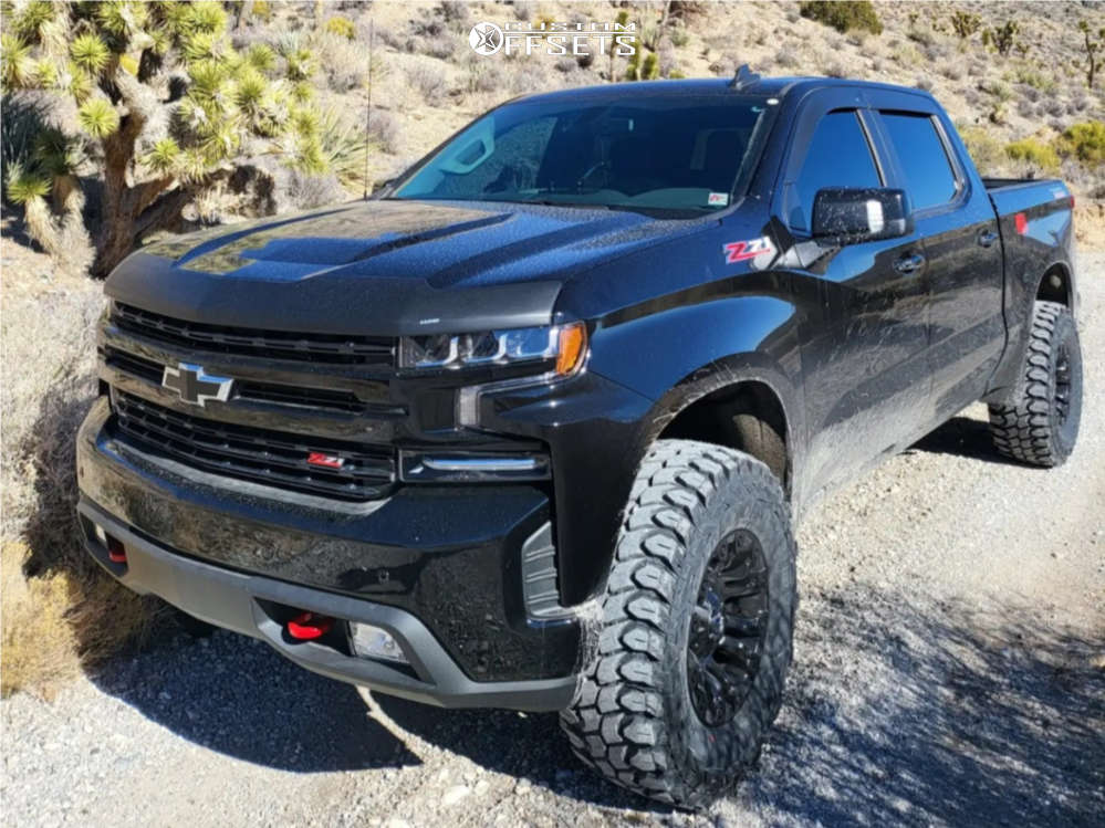 2021 Chevrolet Silverado 1500 with 17x9 -12 Fuel Vapor and 35/12.5R17 ...