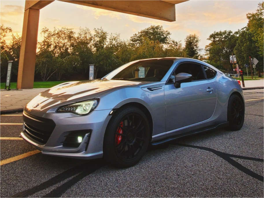 2018 Subaru BRZ with 18x8.5 40 Motegi Mr146 and 225/40R18 Federal