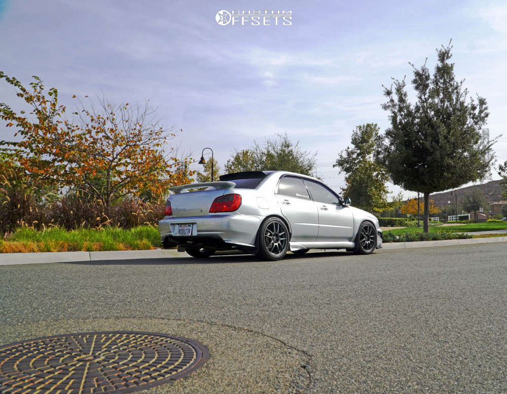 2003 Subaru Impreza with 18x8 35 Drag Dr31 and 225/40R18 Sentury and ...
