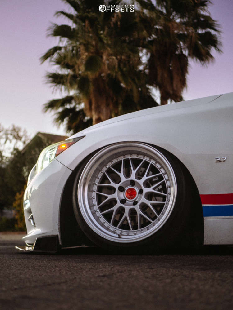 2015 INFINITI Q50 with 19x11 15 Aodhan Ah02 and 245/35R19 Nankang Ns20