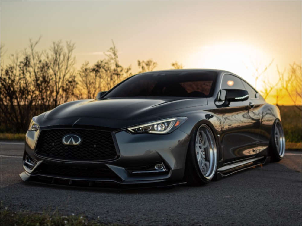 2021 INFINITI Q60 with 19x10.5 12 GMR GS107 Directional and 245/35R19