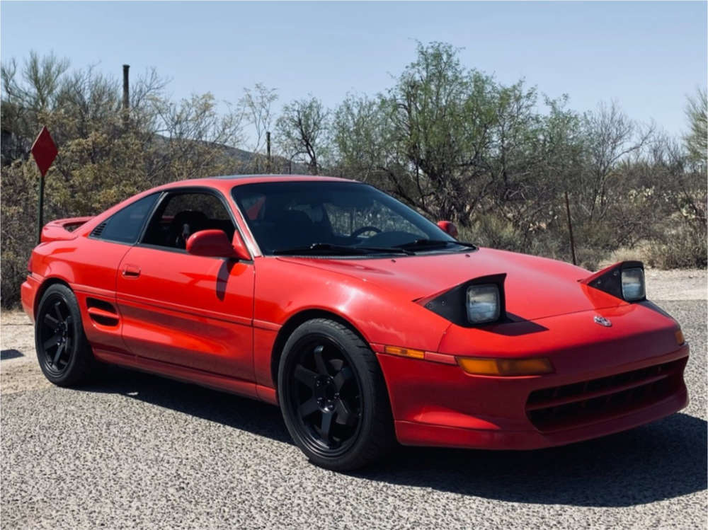 1993 Toyota MR2 with 17x8 35 AVID1 AV6 and 215/40R17 Federal 595