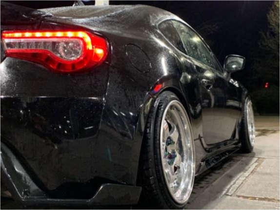 2013 Scion FR-S with 18x8.5 23 Work Meister S1 3p and 225/40R18