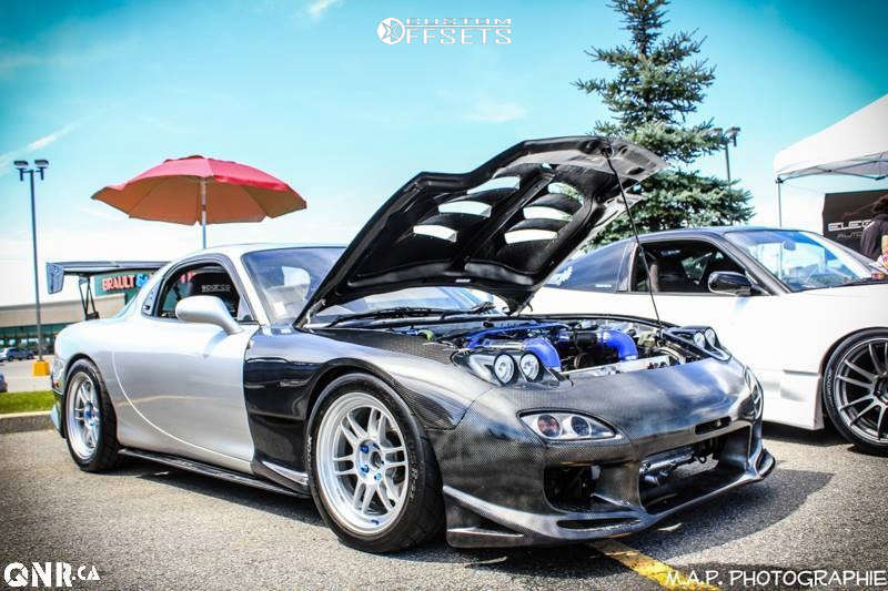 1993 Mazda RX-7 with 17x9 22 Enkei Rpf1 and 255/40R17 Hankook Ventus As ...
