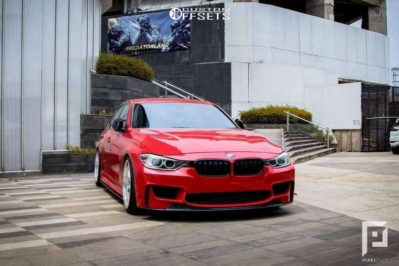 2016 BMW 320i with 19x8.5 35 SSR Professor Ms3 and 245/40R19 Accelera ...