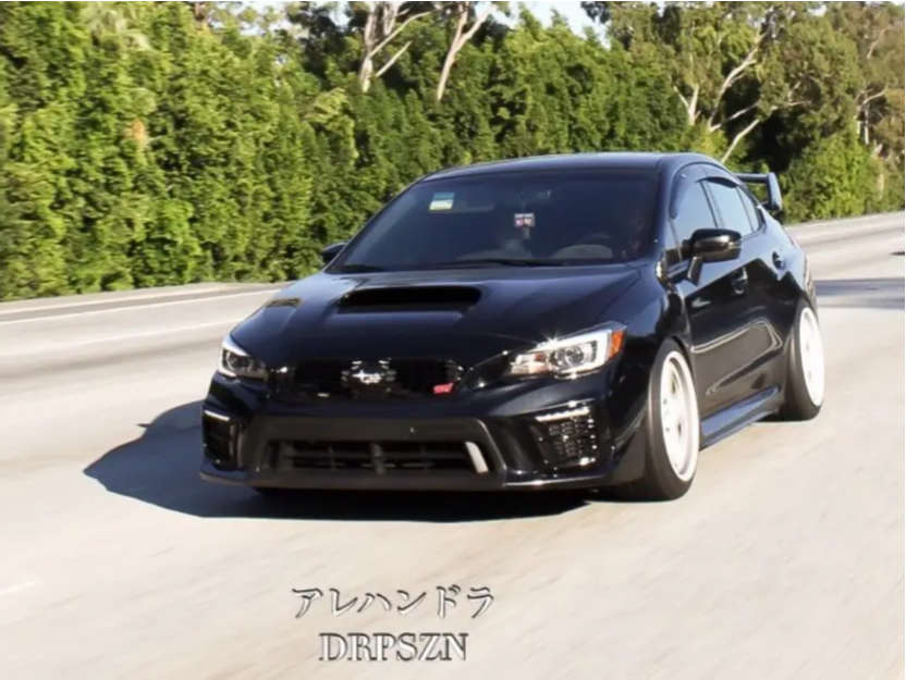 2021 Subaru WRX STI with 18x9.5 22 Kansei Knp and 245/40R18 